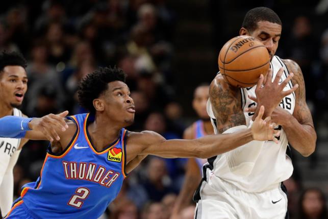 亚历山大突破分球两相宜,雷霆新生代击败掘金